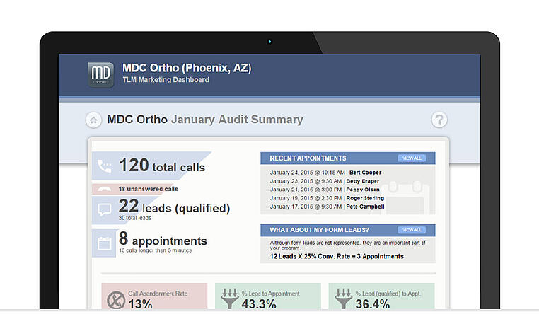 portal-screen-mdc-ortho-audit-summary